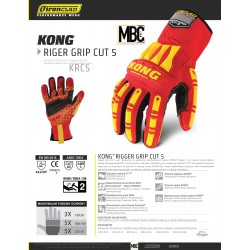 Rękawice KONG Rigger Grip Cut 5 KRC5