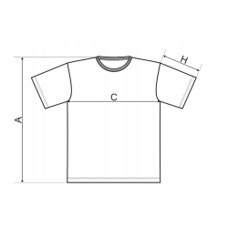 rozmiarówka koszulki STAR 244