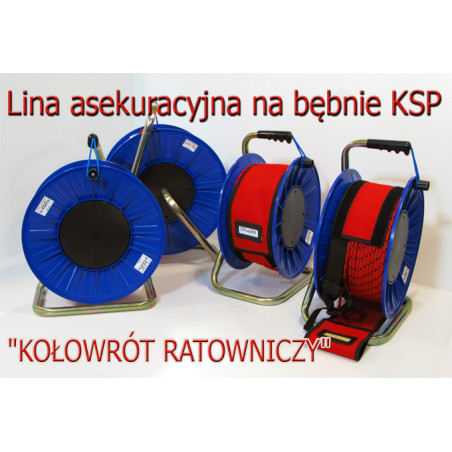 Lina asekuracyjna na bębnie KSP