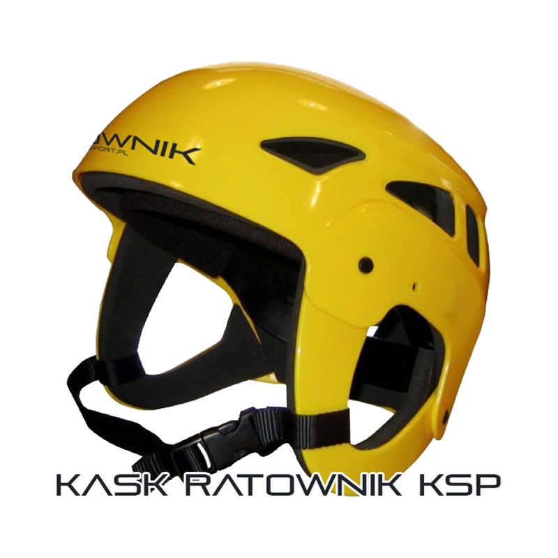 Kask RATOWNIK KSP (żółty/czerowny)