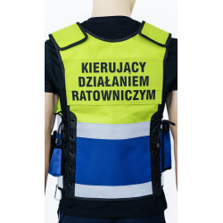 Kamizelka KDR żółto-niebieska